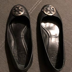 Worn Tory Burch Flats